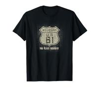 Mississippi US 61 - La Blues Highway Vintage T-Shirt