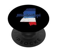 Mississippi USA Aperçu de la Carte PopSockets PopGrip Adhésif