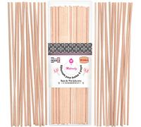 Misskandy® 100 Bâtons pour Barbe à Papa - Bâtonnets de 30 cm/Contact Alimentaire/loisirs créatifs/travaux manuels - Conditionnés en France