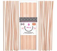 Misskandy® 65 Bâtons pour Barbe à Papa - Bâtonnets de 30 cm / Contact Alimentaire/ Réutilisables/ Biodégradables/ Loisirs créatifs/ Travaux manuels - Conditionnés en France