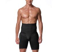 MISSMAO Body Gainant Amincissant Boxer Ventre Plat Homme Invisible Culotte Push Up Fesse et Hanches Gaine Panty Taille Haute Noir 6XL