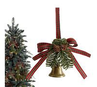 Missmisq Cloches de Noël,Décoration en Fer Style Ferme,Sonnette de Porte de Noël - pour Entrée Couloir Escalier Salon Salle à Manger Cuisine Chambre Salle de Bain Bureau à Domicile