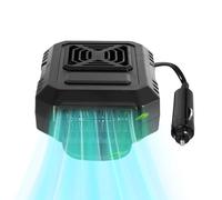 Missmisq Dégivreur Et Chauffage De Pare-Brise pour Voiture | 360 Degrés Rotatif 150W Dégivreur | Ventilateur Chauffant Rotatif Pare-Brise Auto,pour Conduite Hiver Nuit Stationnement Voyage Matin