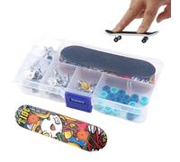Missmisq Fingerboard Miniature,Jouet Anti-Stress Fingerboard - Skateboards Miniatures pour Adolescents,pour la Maison, l'École, la Fête, la Salle de Jeu, l'Intérieur, l'Extérieur et l'anniversaire