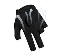 Missmisq Gants De Billard pour Hommes - Moufle De Prise Respirante À Trois Doigts | Gants De Billard Respirants pour Hommes,pour Sports De Queue Et Bowling Adultes