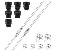 Missmisq Kit de Purge pour Embrayage,Tuyau de Saignée pour Automobile avec Clé de Purge - Outil de avec Anti-Retour pour Système Hydraulique