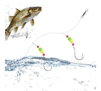 Missmisq Montages Pêche Mer - Équipement Surfcasting | Hameçons pour Bars, Carangues, Silures et Carrelets en Mer, Rivière, Étang