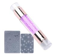 Missmisq Outil Stamper Nail, Kit Stamper Nail | Manucures Stamping stylos | Décoration de strass de strass doubles stylos à empreindre les stylos pour la manucure Salon à la maison Femmes Girls