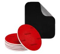 Missmisq Pad de Nettoyage pour Boule de Bowling | Kit Accessoires 7 Pièces Pads Abrasifs pour Balle | Matériel d'entretien avec Papier de Verre pour Machines de Stand Enthousiastes de Piste