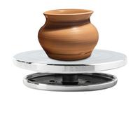 Missmisq Plateau Tournant Pour Poterie | Tournette en Alliage d'Aluminium pour Argile - Outil Artisanal Antidérapant Pour Sculpture À L'atelier, En Classe Ou À La Maison