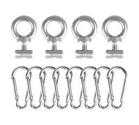 Missmisq Rail Oeil de Fixation pour Rail - Boulon d'ancrage pour De Canot Bateau | Accessoires pour Cordages et Ancrages Canoë Kayak Camping Car Tentes Bateaux Pêche