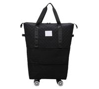 Missmisq Sac de Voyage Pliable Extensible, Sac de Voyage avec roulettes,Sac de Voyage à roulettes Sac de Voyage | Bagage à Main Extensible, Valise de Sac de Grande capacité pour Femme,