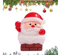 Missmisq Statuette Père Noël Miniature,Décor de Noël Mignon pour Bureau | Décor Santa pour Tableau de Bord Voiture Table à Manger Étagère Chevet,Décoration pour Table Chevet Espace de Vie