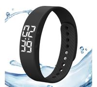 Missmisq Traceur De Fitness | Bracelet Intelligent Traqueur de Fitness Podomètre - Alarme Vibrante Podomètre Étanche Bandeau Unisexe Exercice Extérieur Salle de Sport Course Sports Entraînement Cardio