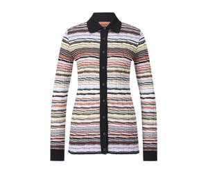 Missoni - Cardigan Côtelé à Rayures - Femme - Pulls - Multicolore - Taille: 34 FR