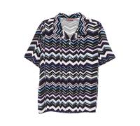 Missoni - Chemise Bowling en Viscose avec Imprimé Zigzag - Homme - Chemises - Multicolore - Taille: XL