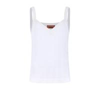 Missoni - Débardeur en maille côtelée - Femme - Tops - Blanc - Taille: 44 FR
