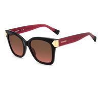 Missoni Femme Missoni MIS 0284/S QFU/M2 Lunettes de soleil Acétate Noir Marron Carré Normale Nuancé