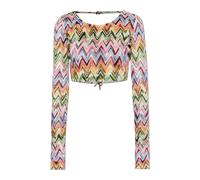 Missoni - Haut Court à Manches Longues - Femme - Tops - Multicolore - Taille: 36 FR