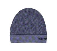 Missoni, Homme, Accessoires, Violet, Taille: ONE Size Bonnet en laine avec détails côtelés