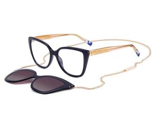 Missoni Homme Missoni MIS 0133/CS PJP/XW Montures optiques Plastique Bleu Violet Carré Polarisé Clip-on
