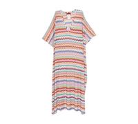 Missoni - Missoni - robe longue à col v et motif de chevrons - Femme - Robes - Multicolore - Taille: 40 FR