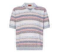 Missoni - Polo Beige à Rayures Style Décontracté - Homme - Tops - Multicolore - Taille: L