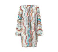 Missoni - Robe Bleue avec Avant et Découpes - Femme - Robes - Multicolore - Taille: 38 FR