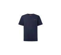 Missoni - T-shirt à col rond en coton avec broderie et logo - Homme - Tops - Bleu - Taille: S