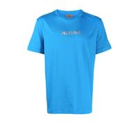 Missoni - T-shirt en coton imprimé turquoise - Homme - Tops - Bleu - Taille: L