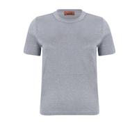 Missoni - T-shirt en laine - Femme - Pulls - Bleu - Taille: 34 FR