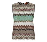 Missoni - Zigzag Lamé Top - Femme - Tops - Multicolore - Taille: 36 FR