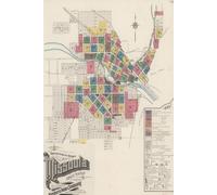 Missoula Map Journal: Vintage Map Notebook