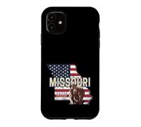 Missouri Carte de l'état des États-Unis Souvenir Vintage USA Coque pour iPhone 11