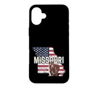 Missouri Carte de l'état des États-Unis Souvenir Vintage USA Coque pour iPhone 16 Plus