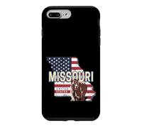 Missouri Carte de l'état des États-Unis Souvenir Vintage USA Coque pour iPhone 7 Plus/8 Plus