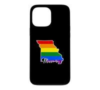 Missouri Carte USA État Missouri Arc-en-Ciel Drappeu Fierté Coque pour iPhone 13 Pro Max