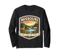 Missouri The Show-me State Souvenir Visiteur Voyage Manche Longue