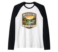 Missouri The Show-me State Souvenir Visiteur Voyage Manche Raglan
