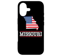 Missouri US Flag - US State Silhouette Missouri Souvenir Coque pour iPhone 17