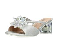 Misstyl by Laura Vita Sandales Femme Pailletées Fleur Blocs talon 5-7,5 cm