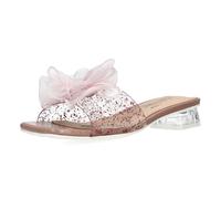 Misstyl by Laura Vita Sandales Pantolette Tüllschleife Transparent MELINA 01