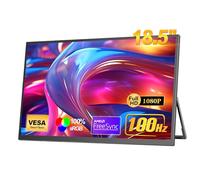 Missun Moniteur Mobile 18,5 Pouces [100% sRGB, 100Hz, FHD 1920 x 1080, HDR FreeSync, Compatible VESA, USB Type-C/Mini-HDMI] Applicable à Switch/PC/Xbox, Idéal pour Jeux &Télétravail