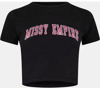 Missy Empire Baby Tee Womens Noir 14 (L) Female