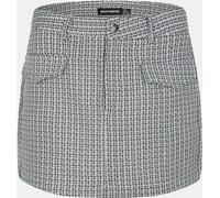 Missy Empire Boucle Mini Skirt Noir 8 (XS) Female