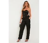 Missy Empire Corset Noir 6 (2XS) Female