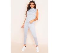 Missy Empire Detail Trousers Gris 6 (2XS) Female