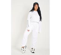 Missy Empire Front Oversized Joggers Blanc 16 (XL) Female