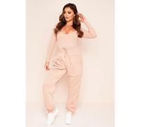 Missy Empire Front Oversized Joggers Rose 8 (XS) Female
