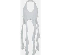 Missy Empire Halter Frill Detail Top Blanc 12 (M) Female